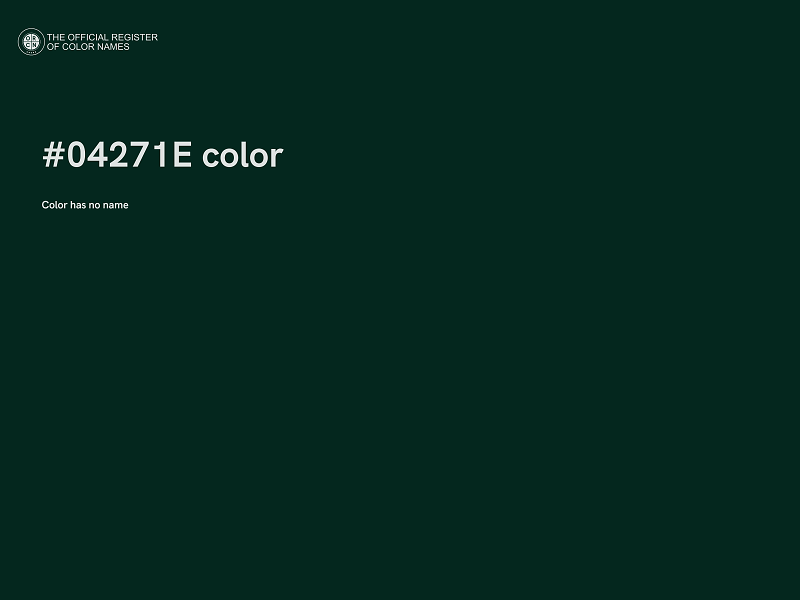 #04271E color image