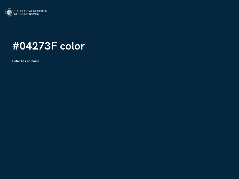 #04273F color image