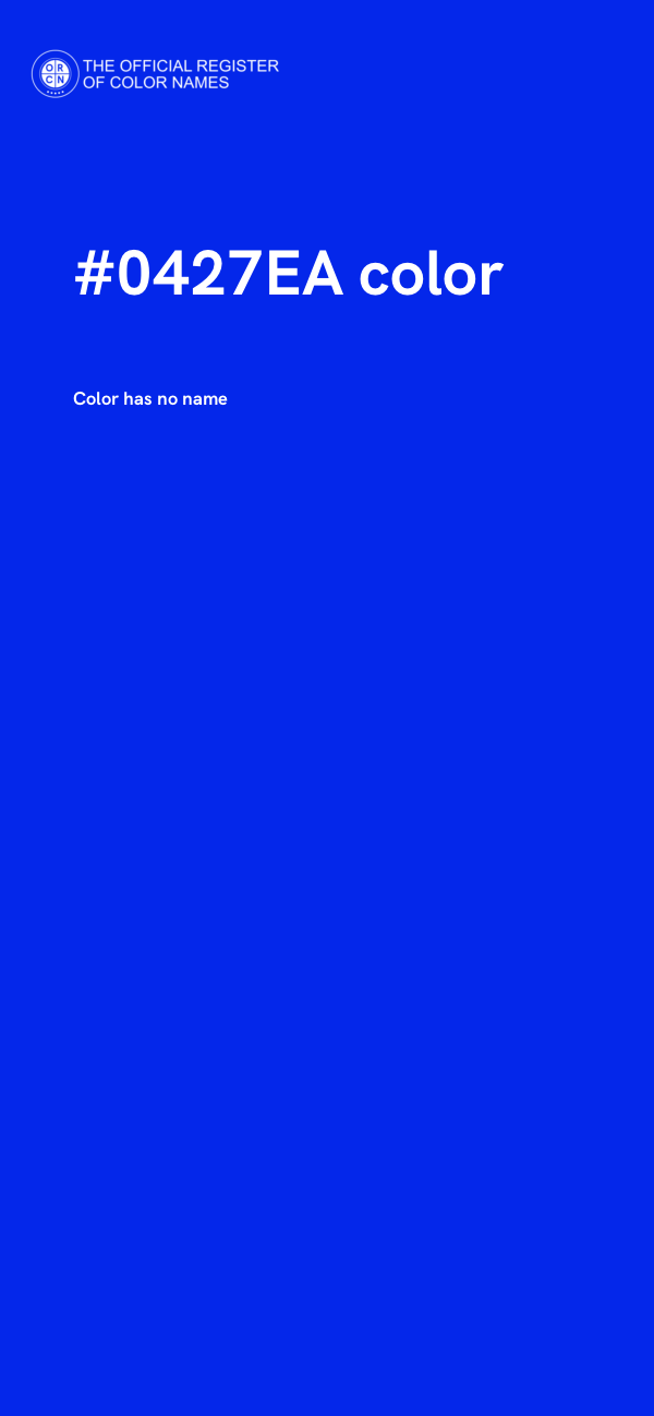 #0427EA color image