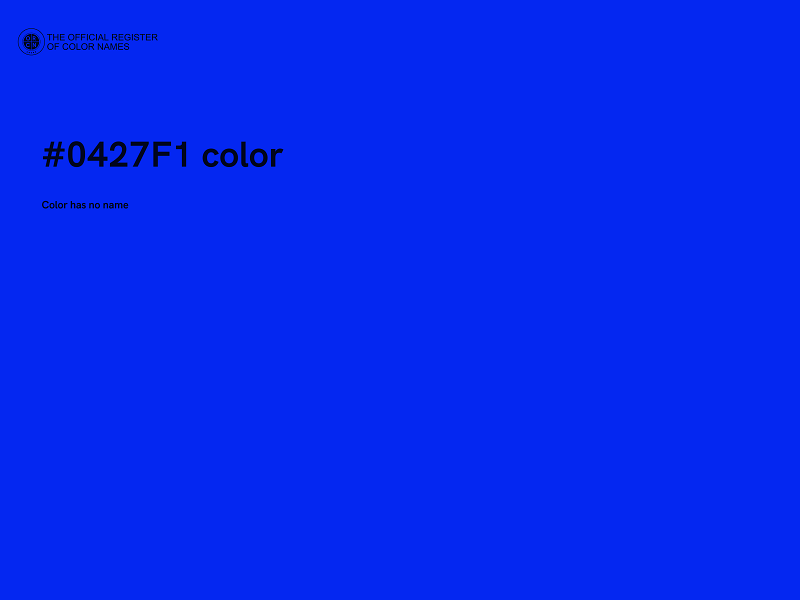 #0427F1 color image