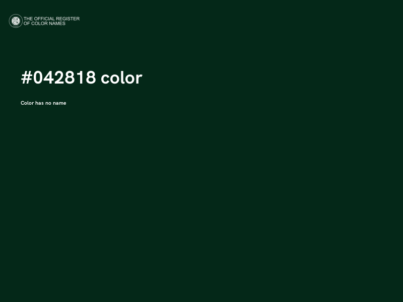 #042818 color image