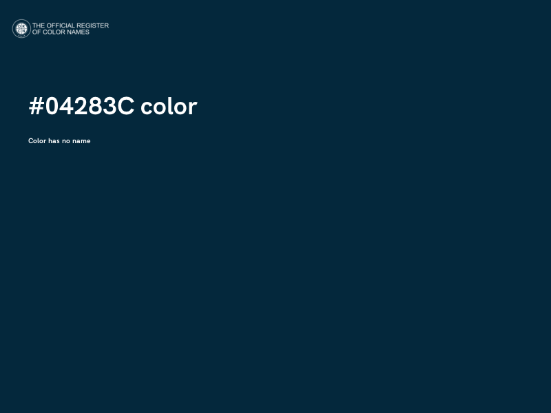 #04283C color image