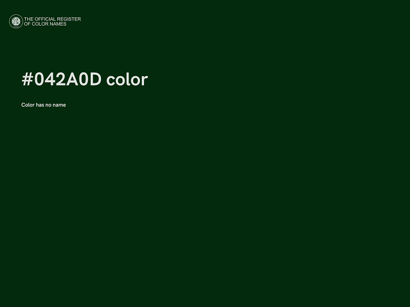 #042A0D color image