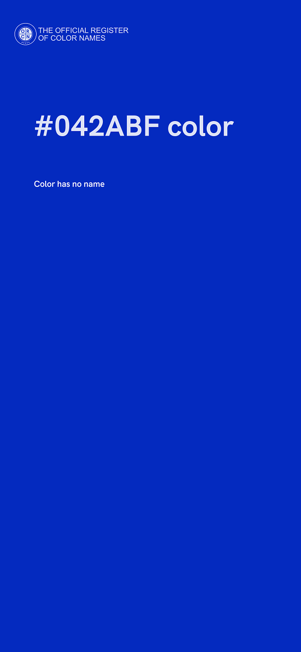 #042ABF color image