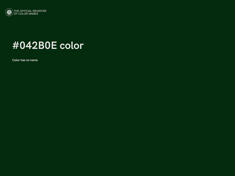 #042B0E color image