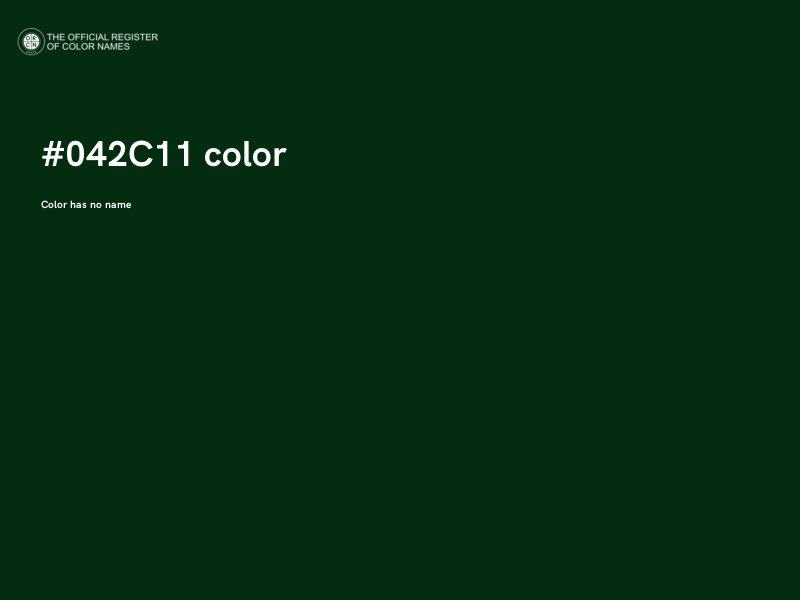 #042C11 color image