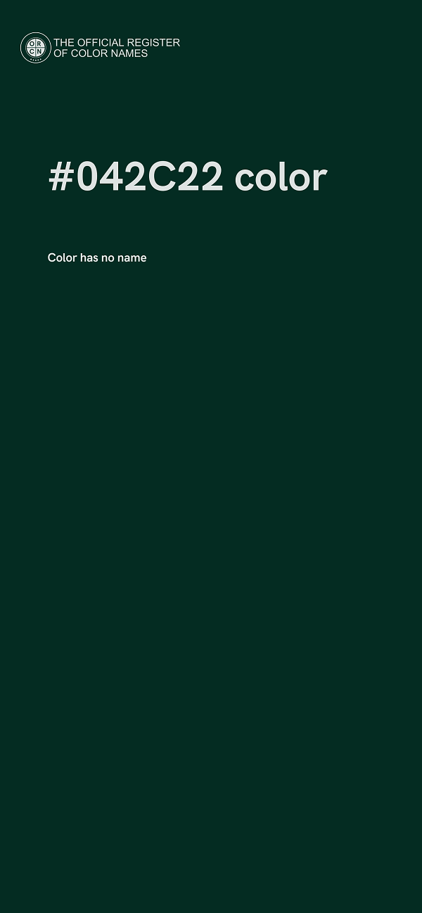 #042C22 color image