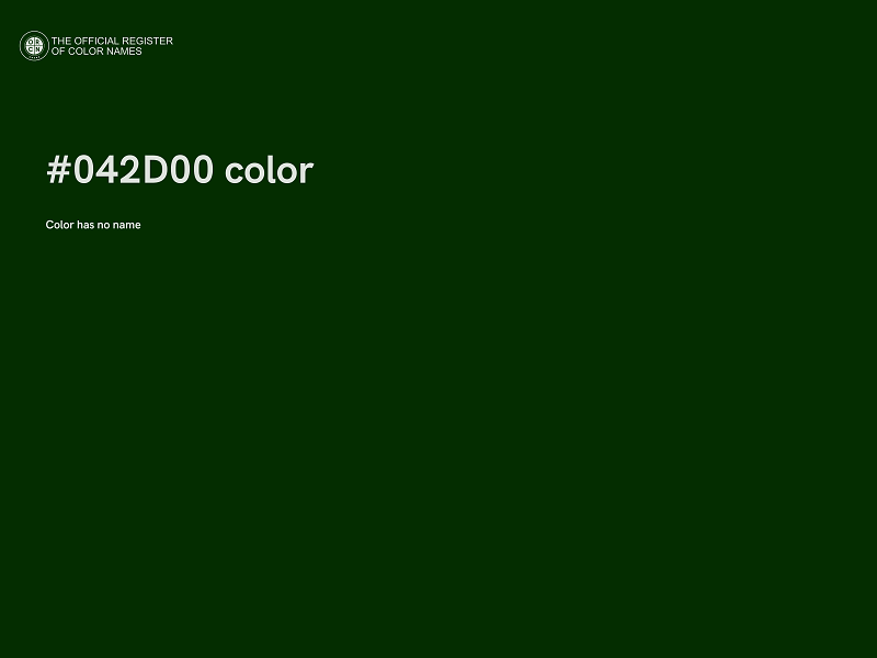 #042D00 color image