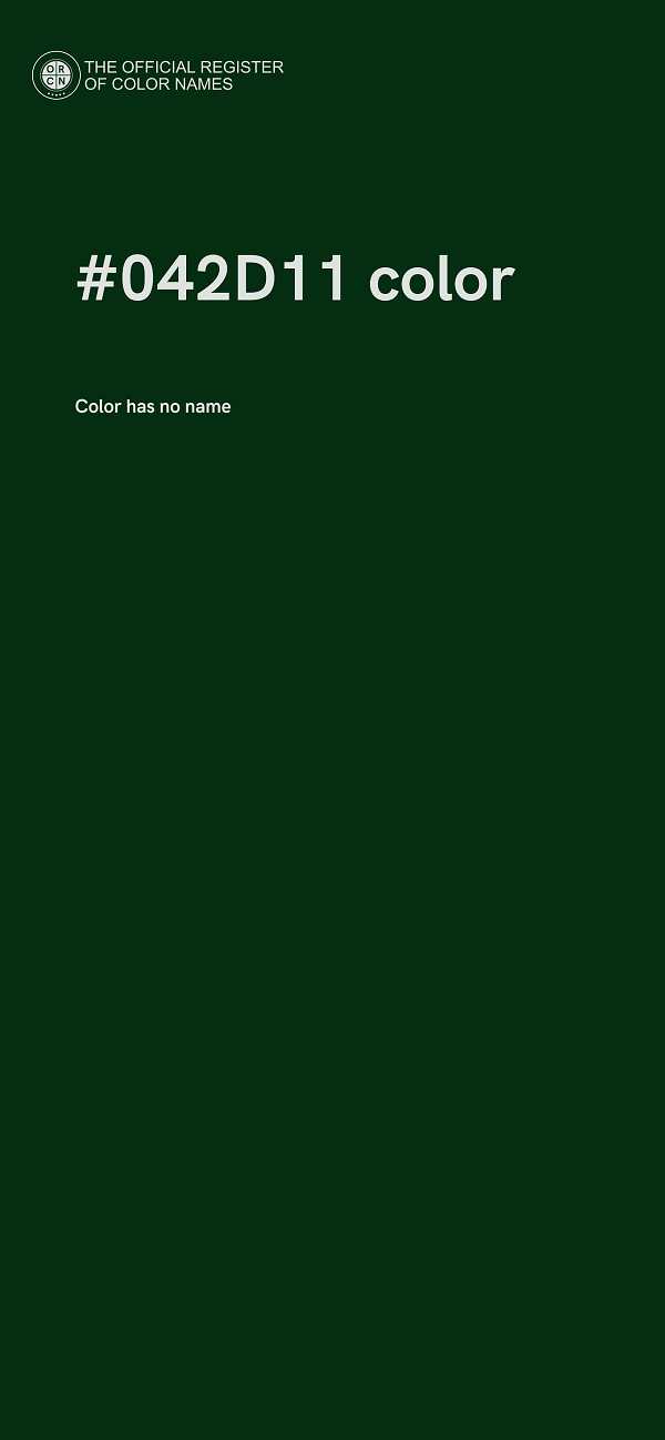 #042D11 color image