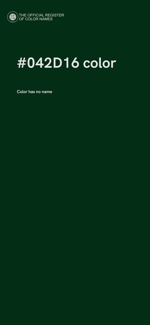 #042D16 color image