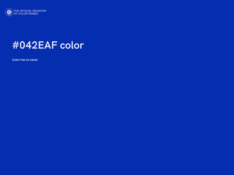 #042EAF color image