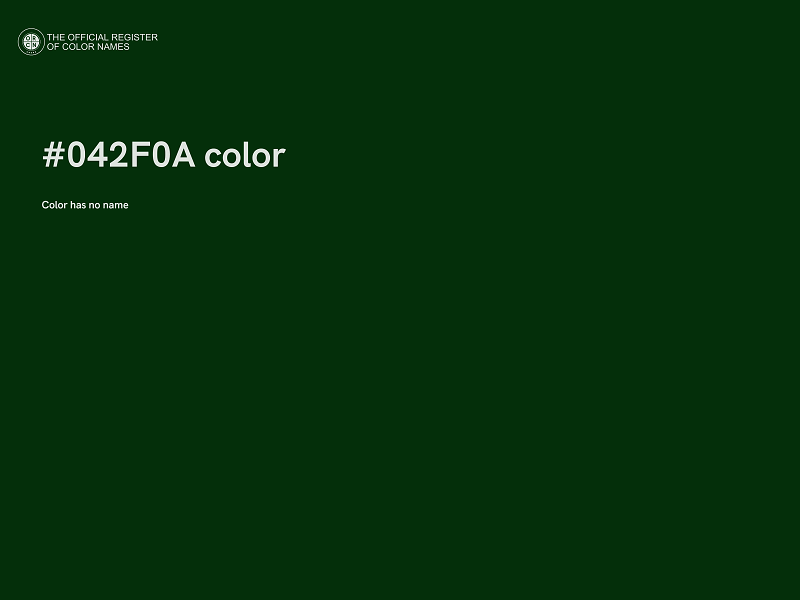 #042F0A color image