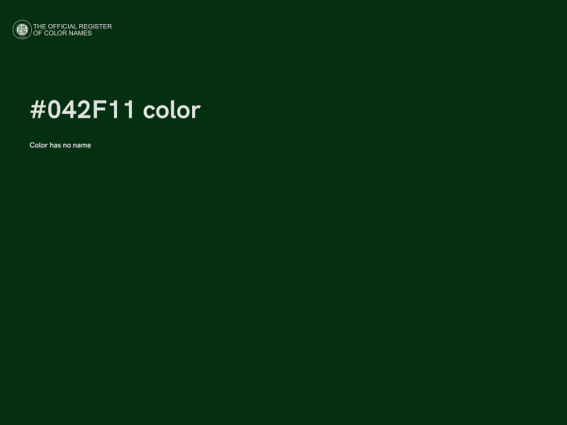 #042F11 color image