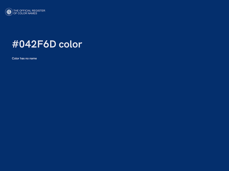 #042F6D color image