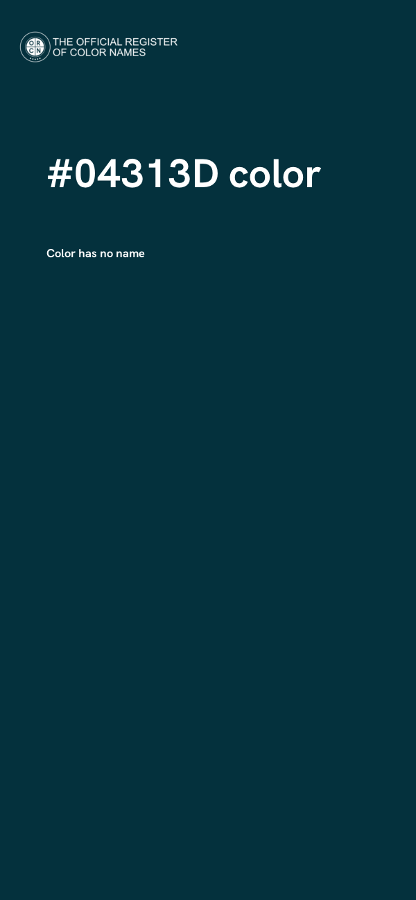 #04313D color image