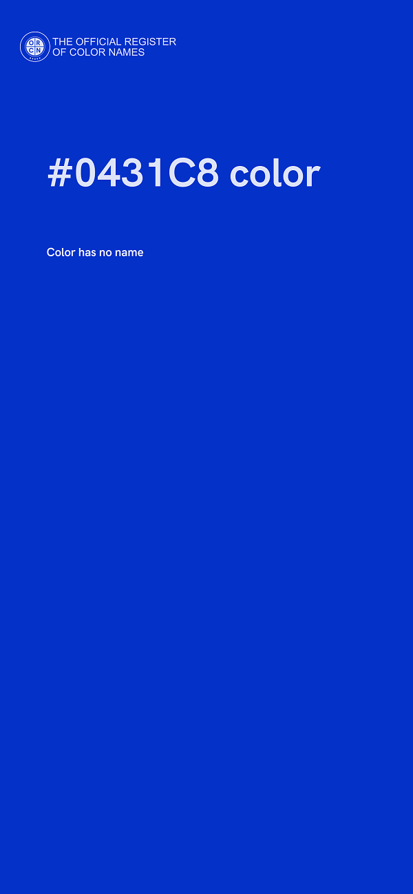#0431C8 color image