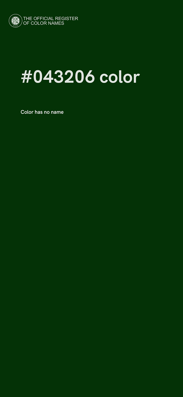 #043206 color image