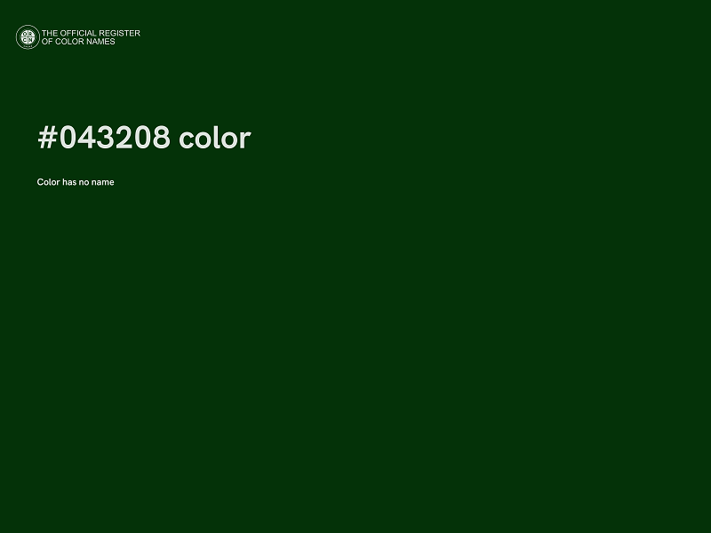 #043208 color image