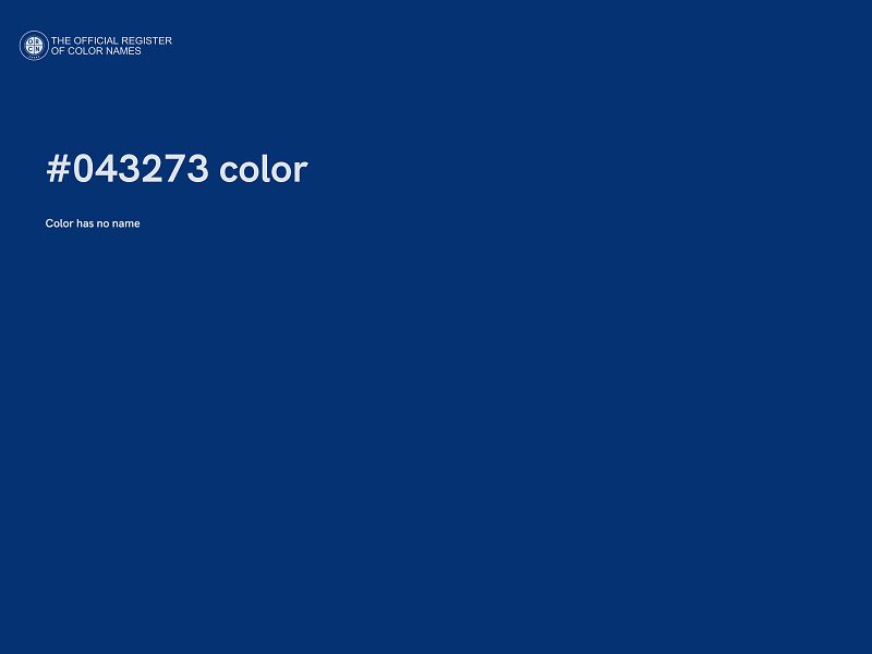 #043273 color image