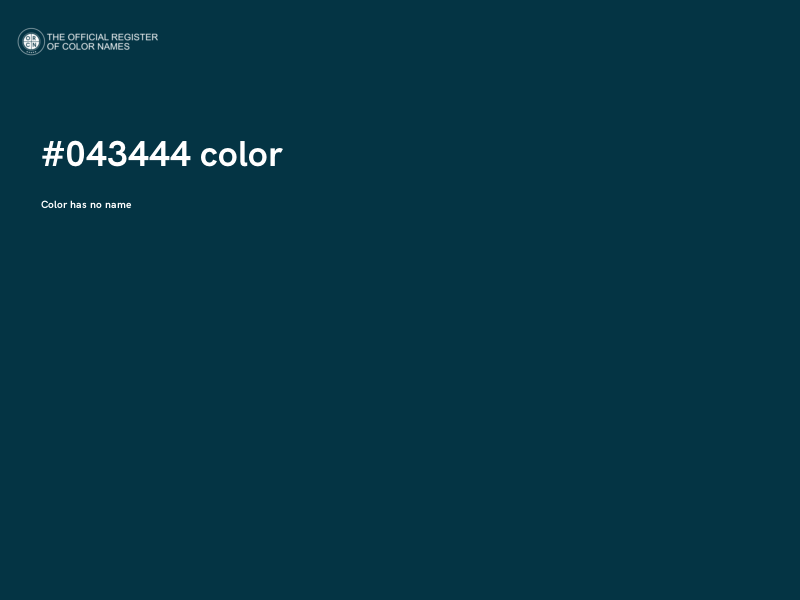 #043444 color image