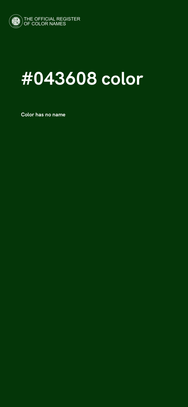 #043608 color image