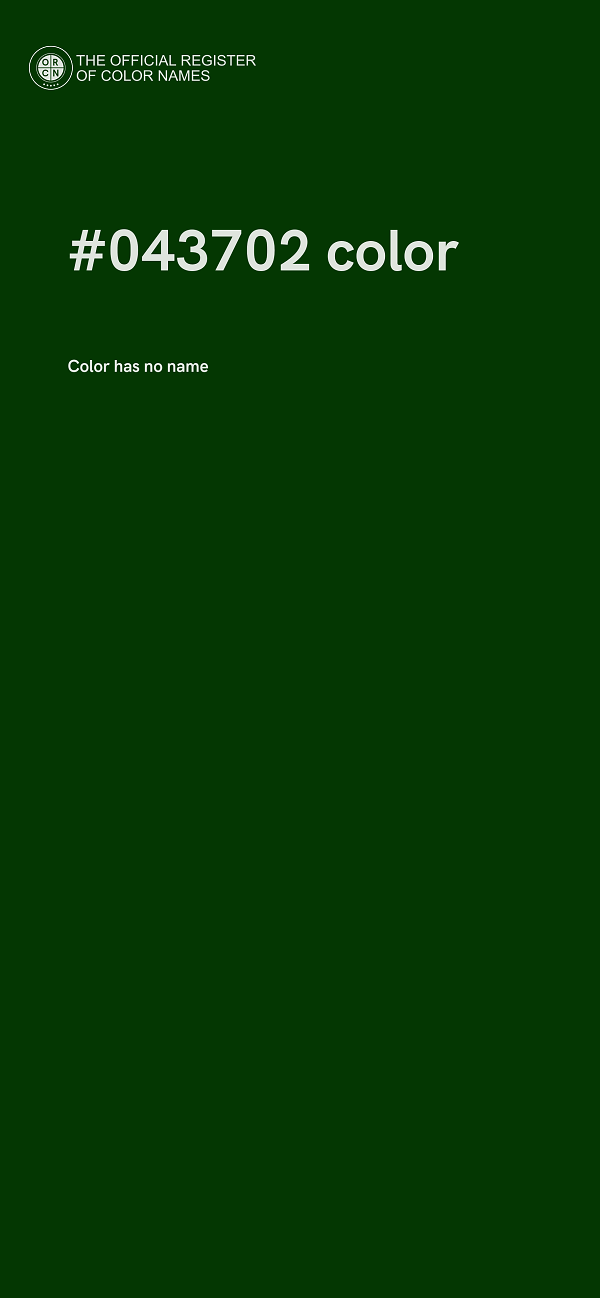 #043702 color image