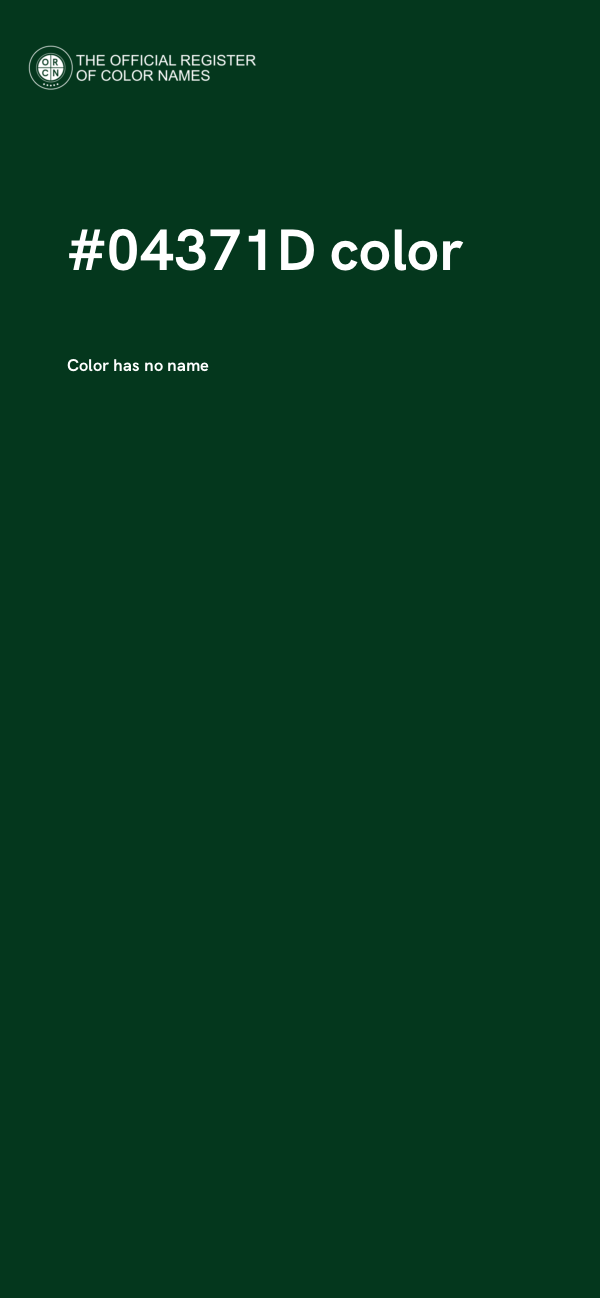 #04371D color image
