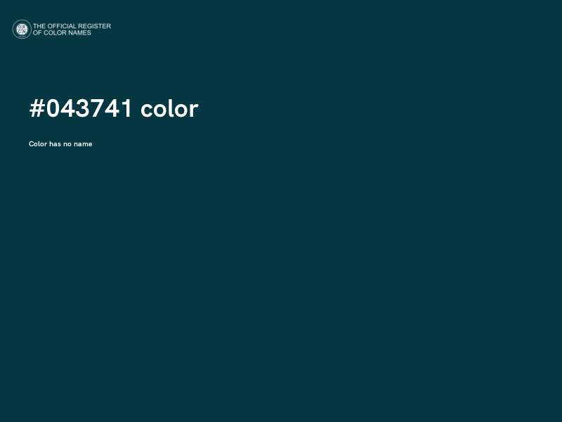 #043741 color image