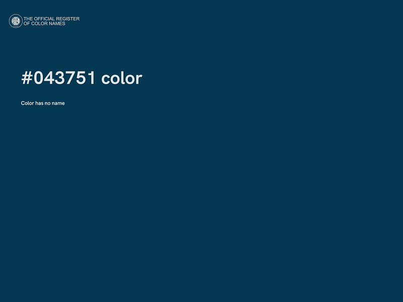 #043751 color image