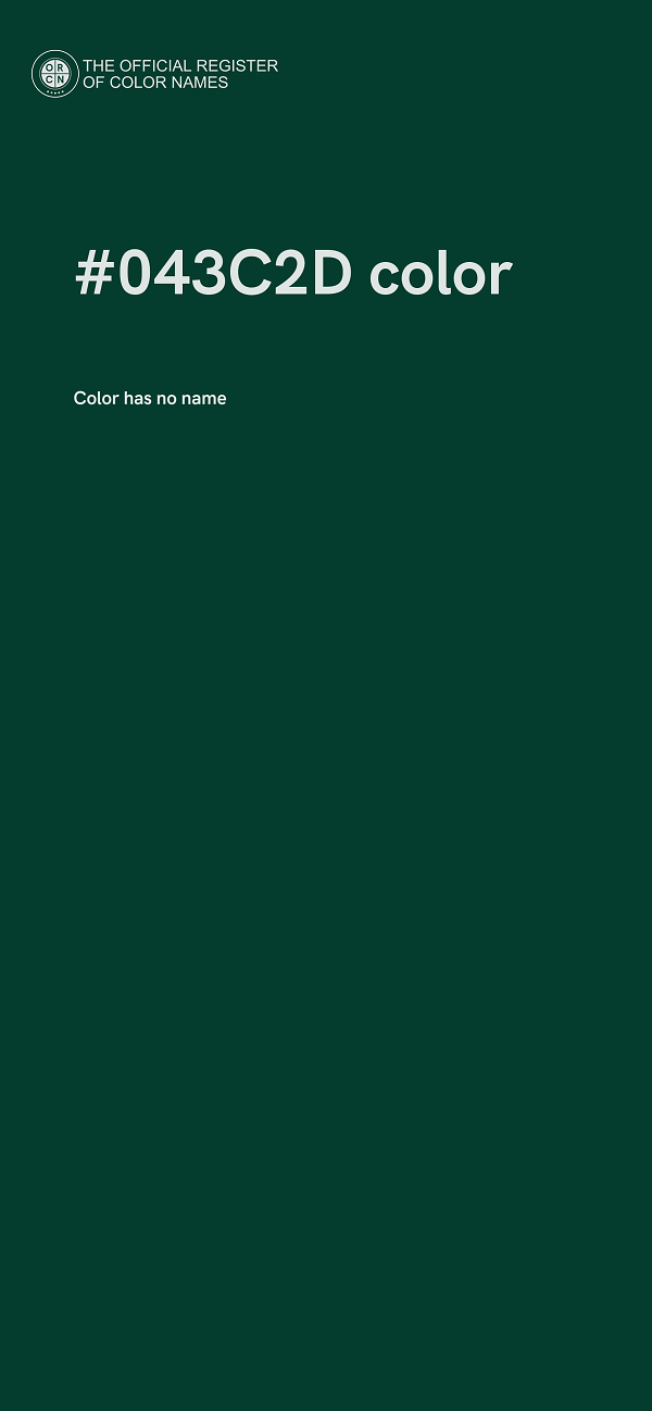 #043C2D color image
