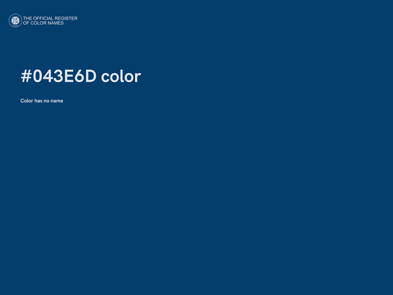 #043E6D color image
