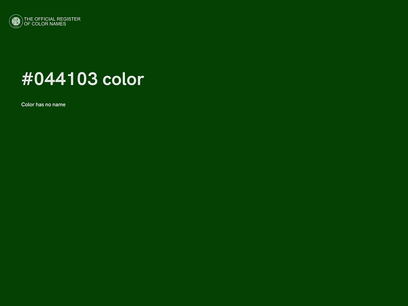 #044103 color image