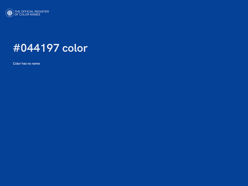 #044197 color image