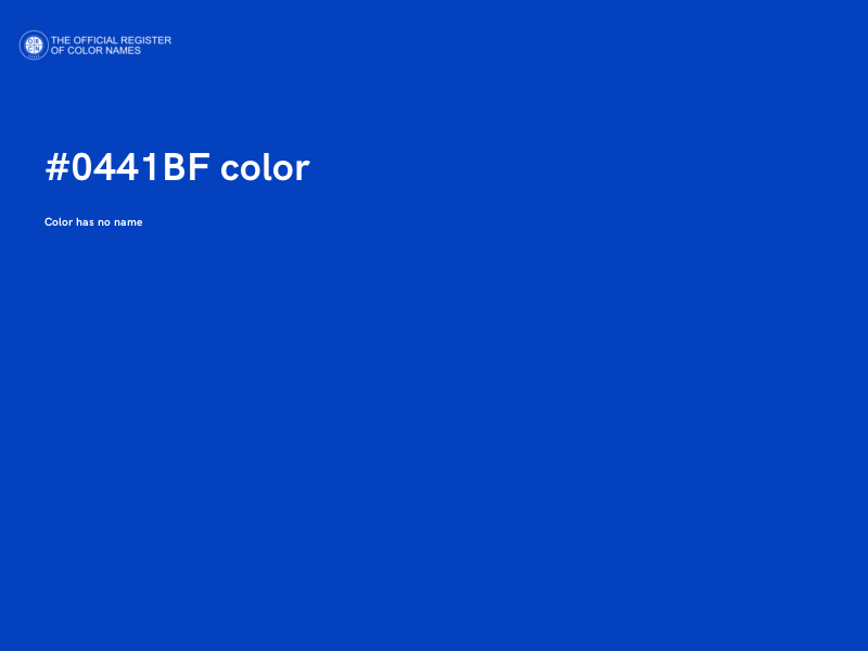 #0441BF color image