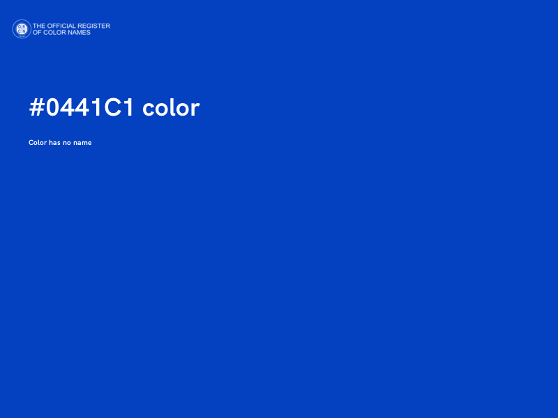 #0441C1 color image