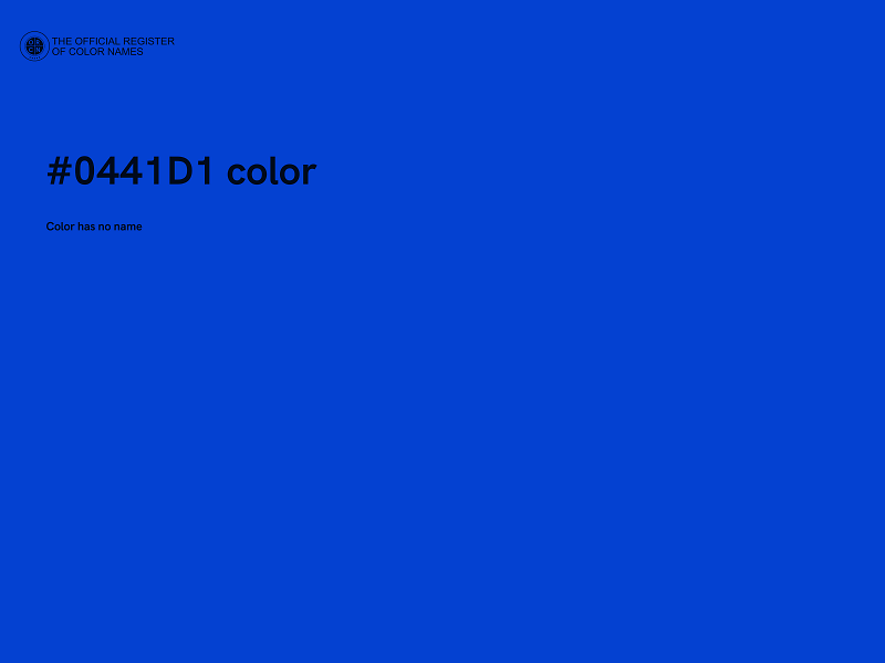 #0441D1 color image