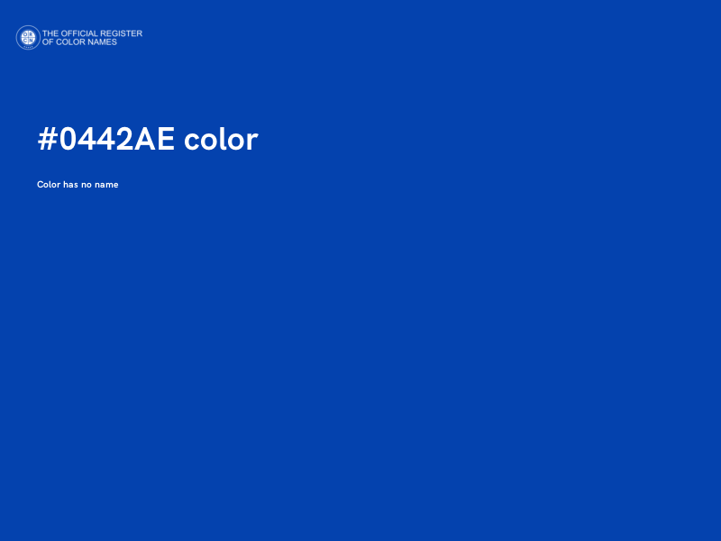 #0442AE color image