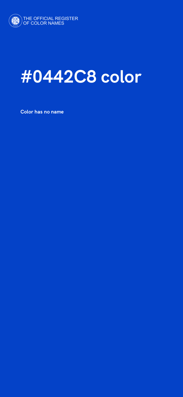 #0442C8 color image