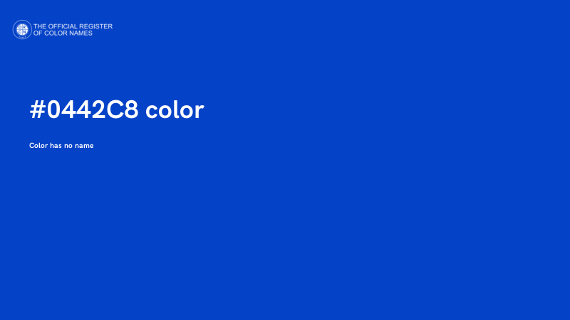 #0442C8 color image