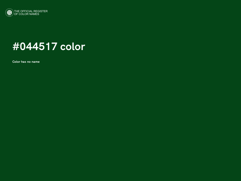 #044517 color image