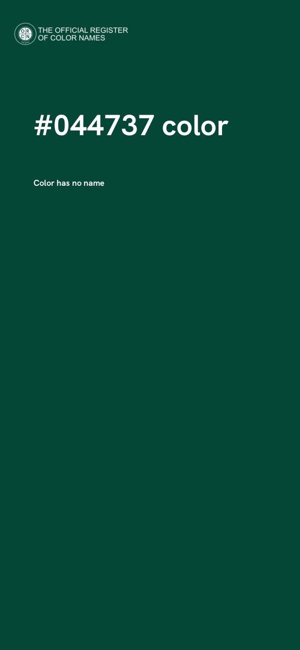 #044737 color image