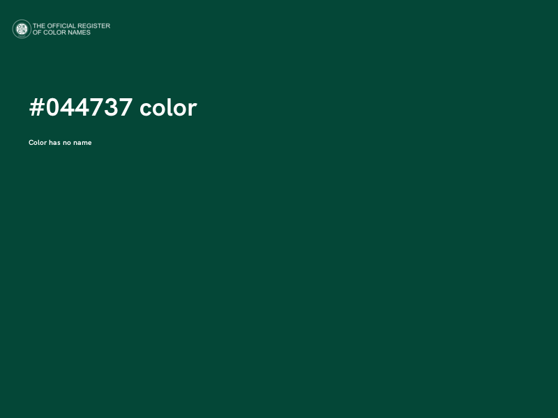 #044737 color image