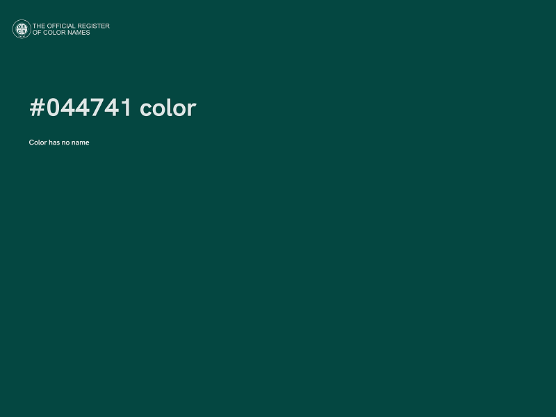 #044741 color image