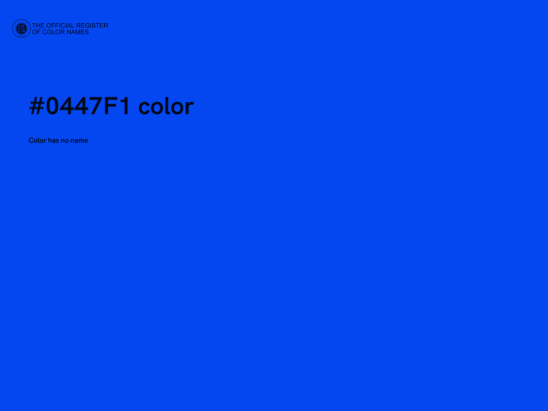 #0447F1 color image