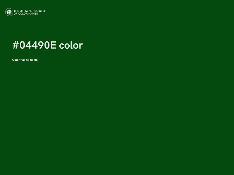 #04490E color image