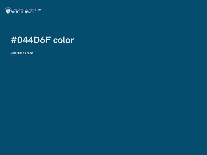 #044D6F color image