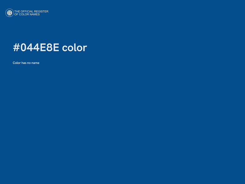 #044E8E color image