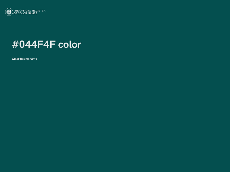 #044F4F color image