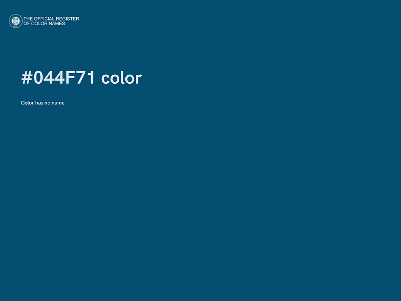 #044F71 color image