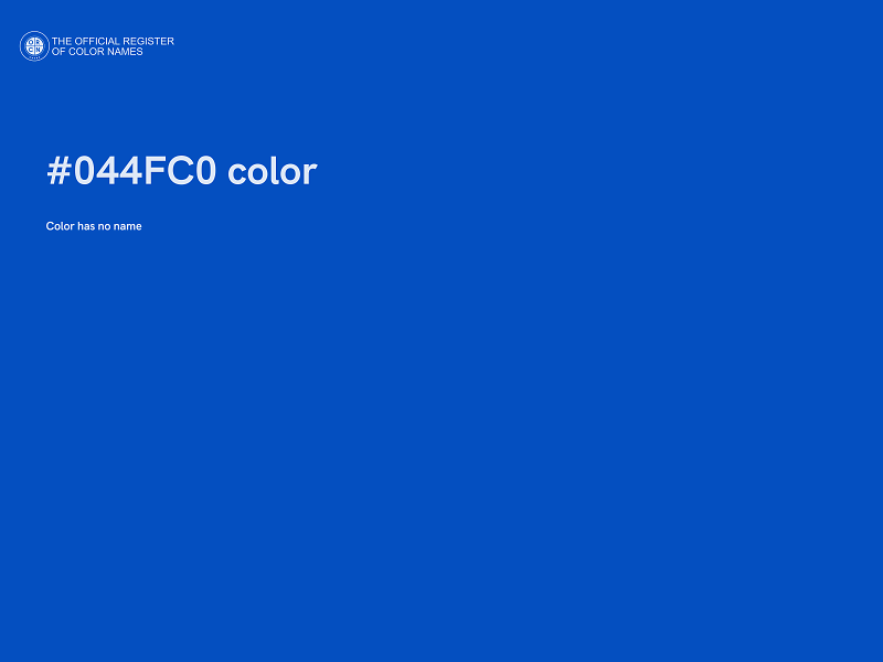 #044FC0 color image